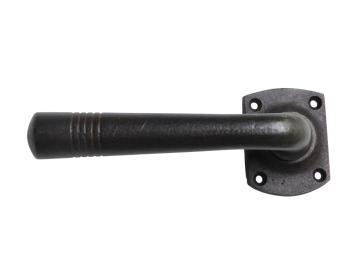 Set deurklinken met klink- en slotrozetten - BB - ijzer - donkerbruin