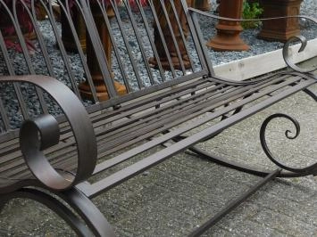 Klassieke / antieke tuinbank, schommelbank smeedijzer, tuin / buiten