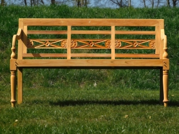Banc de jardin en bois – banc de parc classique – 150 cm – décoration
