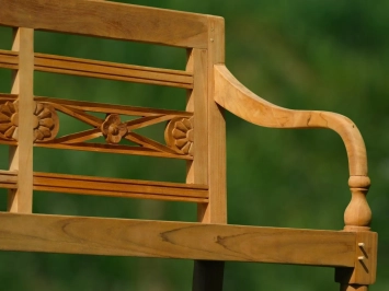 Banc de jardin en bois – banc de parc classique – 150 cm – décoration