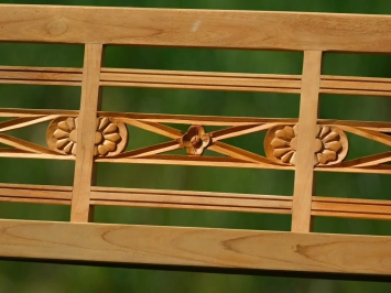 Banc de jardin en bois – banc de parc classique – 150 cm – décoration