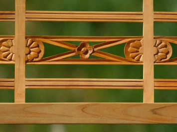 Banc de jardin en bois – banc de parc classique – 150 cm – décoration