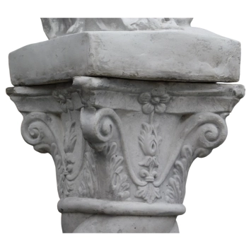 Gartenfigur Nikè auf Sockel – Stein – 194 cm – klassische Figur