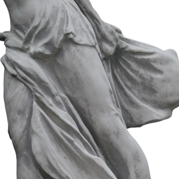 Gartenfigur Nikè auf Sockel – Stein – 194 cm – klassische Figur