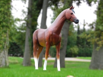 Cheval - Statue XXL - 190 x 220 cm - Décoration polystone