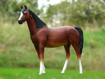 Cheval - Statue XXL - 190 x 220 cm - Décoration polystone