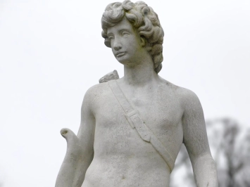 Sint Hubertus - stenen beeld - 145 cm - gedetailleerd