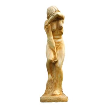 Beeld naakte vrouw – 70 cm – polystone – rustieke decoratie
