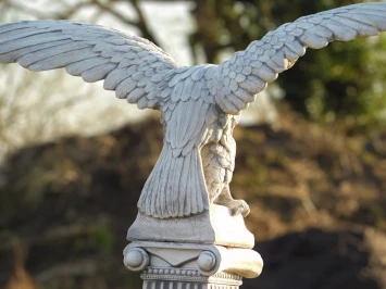 Statue Adler XXL - 175 cm - Stein