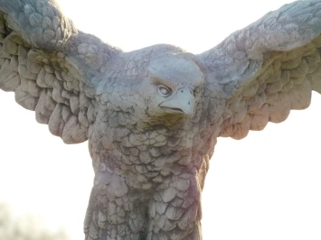 Adler - Tierstatue aus Stein - 90 cm - klassische Dekoration