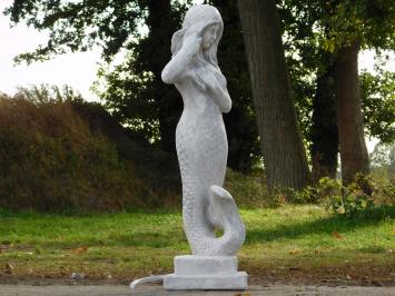 Tuinbeeld Zeemeermin met Wateruitloop - 94 cm - Fonteinbeeld