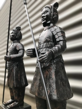 Set krijgers - tuinbeelden - steen - Terracotta leger