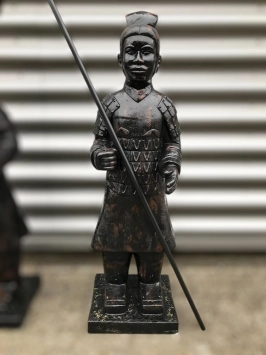 Satz Krieger – Gartenfiguren – Stein – Terrakotta-Armee