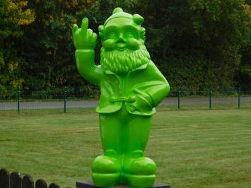 Tuinkabouter Middelvinger XL - 80 cm - Groen