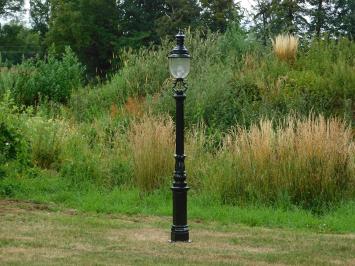 Gartenlaterne Colmar - dunkelgrün - alu - 190cm