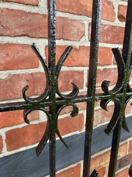 Antieke Tuinpoort - Zwart - Vintage