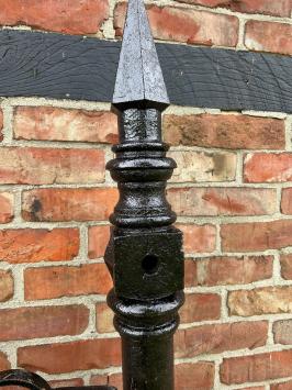 Antieke Tuinpoort - Zwart - Vintage