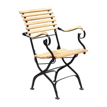 Tuinstoel Oak, kwaliteit, zware stoel voor buiten, hout