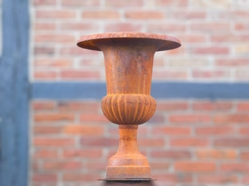 Vase de jardin en fonte – 73 cm – classique et rustique