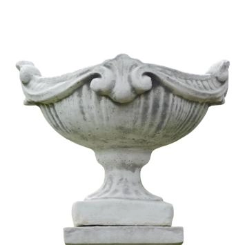 Edler Blumentopf – 35 cm – Stein – klassisches Design