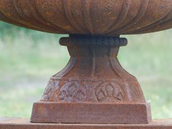 Vase de jardin rustique à oreilles - fonte - 50 cm
