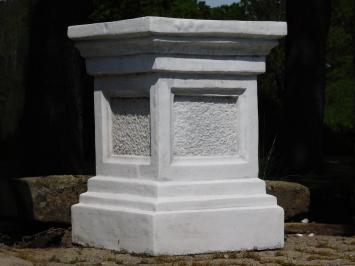 Gartenvase mit Ohren - auf Sockel - aus Stein - 153 cm