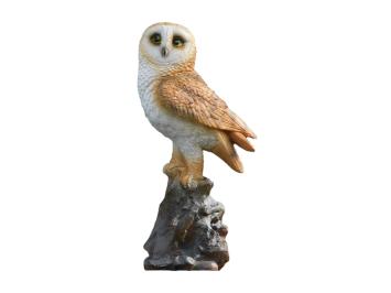 Beeld Uil - 35 cm - polystone - gedetailleerd