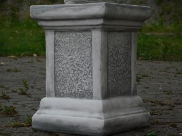  Hibou sur socle - 66 cm - pierre - statue d'animal pour jardin