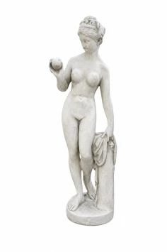 Tuinbeeld God - Venus met Appel - klassiek figuur van steen