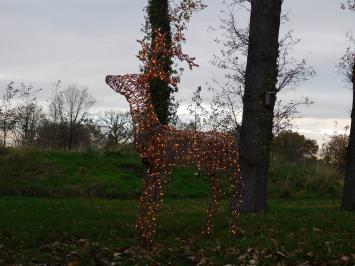 Cerf lumineux XL – 175 cm – lumières de Noël chaleureuses