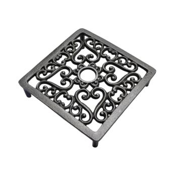 Grillrost - Pfannenhalter - 17,5 cm quadratisch - Gusseisen