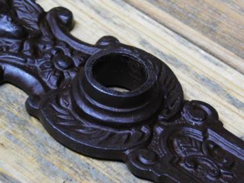 Vintage Türschild Engel - BB 72 - Gusseisen - Antikbraun