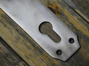 Vintage Deurplaat - PC 92 - Antiek Messing Brass