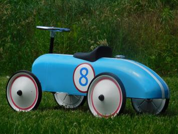 Oldtimer – Blau Nr. 8 – 80 x 40 cm – Metall