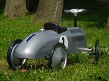 Voiture grise vintage – métal – Vilac – 76 cm – voiture pour enfants