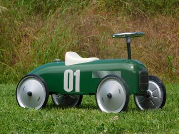 Vintage Auto - Groen #01 - 75 x 40 cm - Metaal