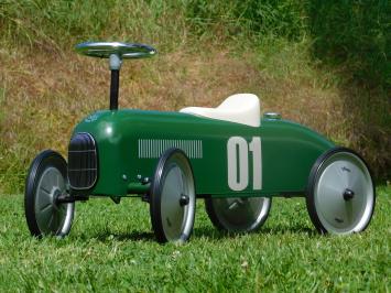 Vintage Auto - Groen #01 - 75 x 40 cm - Metaal