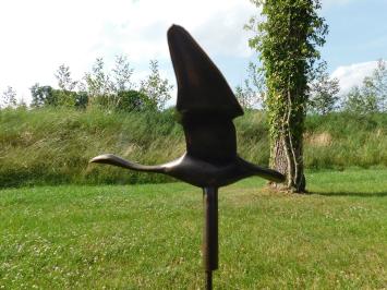 Vliegende zwaan - brons beeld - 33 cm - uniek en stijlvol
