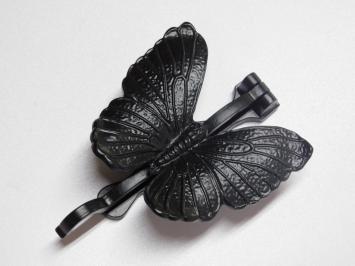 Türklopfer aus Eisen - schwarzer Schmetterling - elegante Dekoration