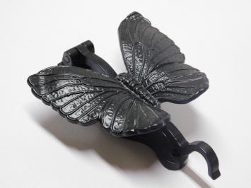 Türklopfer aus Eisen - schwarzer Schmetterling - elegante Dekoration