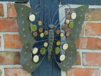 Schöner dekorativer Schmetterling, Wanddekoration, aus Metall