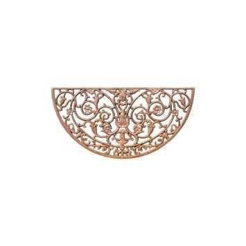 Gietijzeren deurmat - donkerbruin - wandornament - rustiek