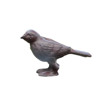 Rustieke vogel – 7,5 cm – gietijzeren beeld – handgegoten