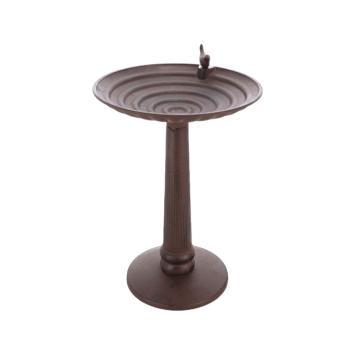 Rond vogelbad - gietijzeren voederschaal - 55 x 37 cm