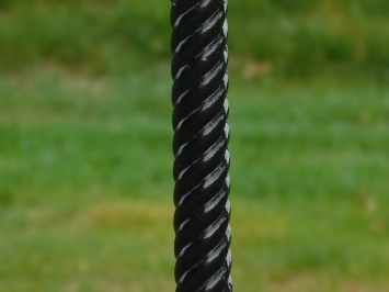 Bain d'oiseaux sur pied - aluminium - noir - décoration classique