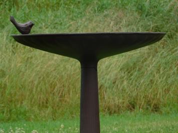 Bain d'oiseaux en fonte - Mangeoire ronde - 80 cm - Grand