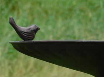 Bain d'oiseaux en fonte - Mangeoire ronde - 80 cm - Grand