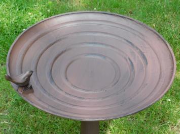 Bain d'oiseaux en fonte - Mangeoire ronde - 80 cm - Grand
