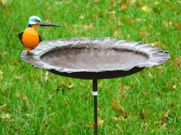 Vogelvoeder met IJsvogel - Tuinsteker - Metaal