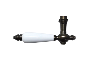 Ensemble de quincaillerie pour porte – 2 poignées de porte avec plaques de porte PC92 – laiton